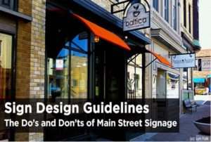 Sign Design Guidelines