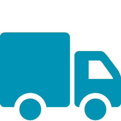 Blue truck icon